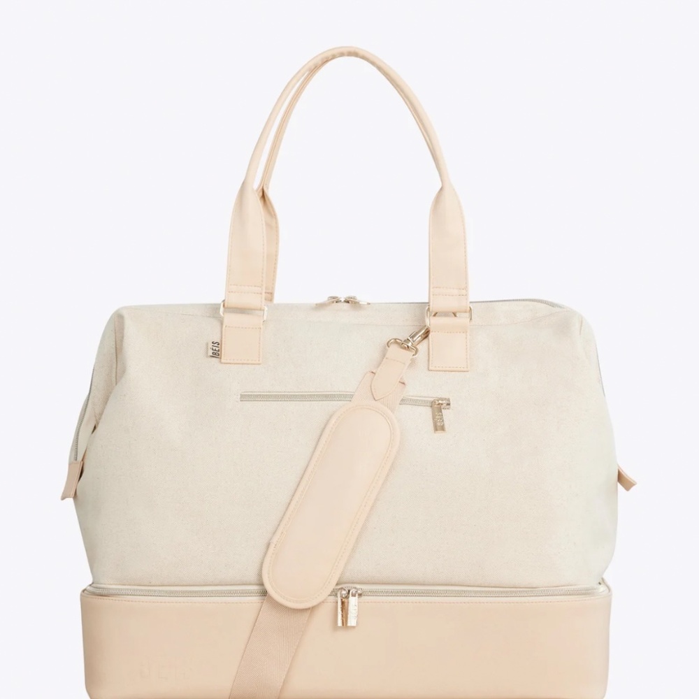 Beis weekender in beige